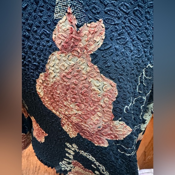 MSK Petite Medium leightweight jacket Floral design with embellishments - Picture 5 of 16